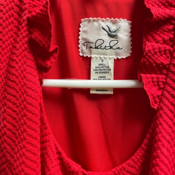 Size small Red Anthropologie Dress - Picture 2 of 3